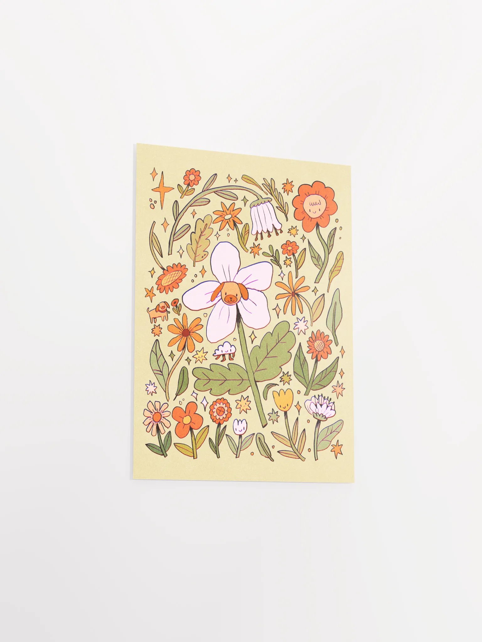 Flower Dog Print product image (4)