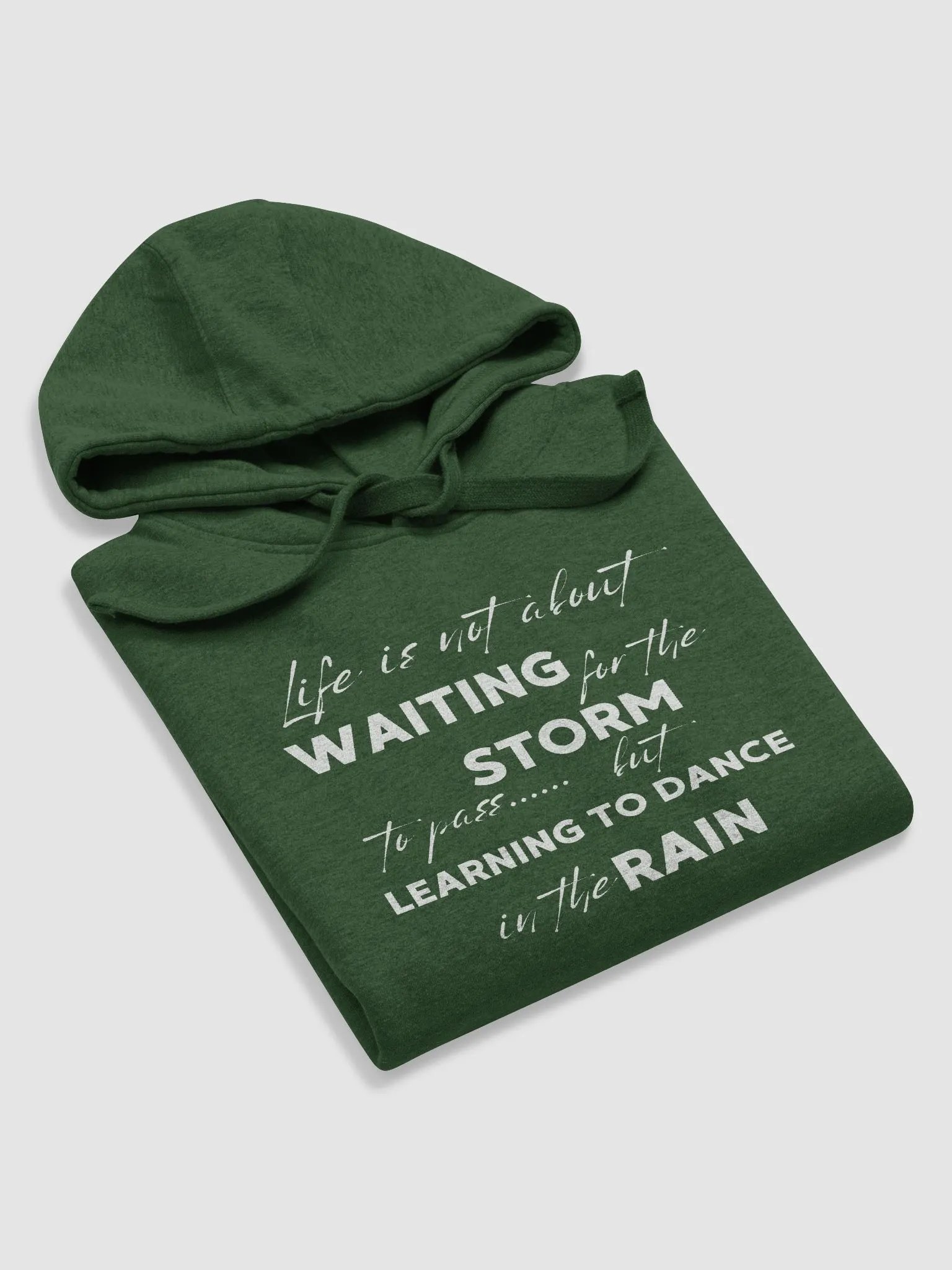 "LEARNING TO DANCE in the RAIN" Premium Unisex Hoodie product image (5)