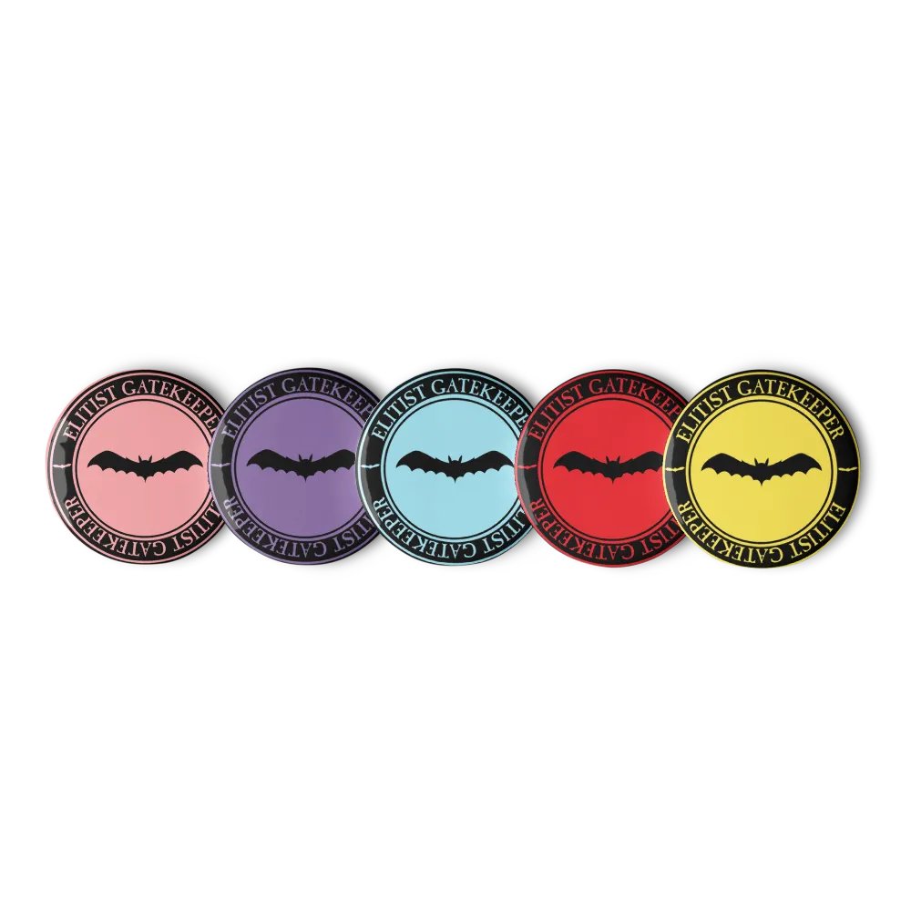 Elitist Gatekeeper Pins Colors (set of 5) product image (6)
