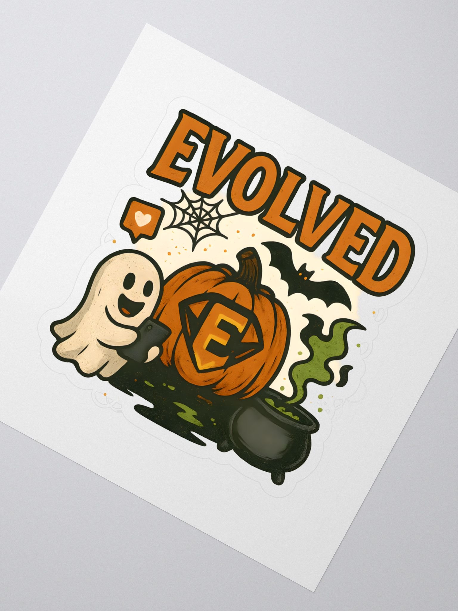 Evolved Halloween Kiss Cut Stickers product image (2)