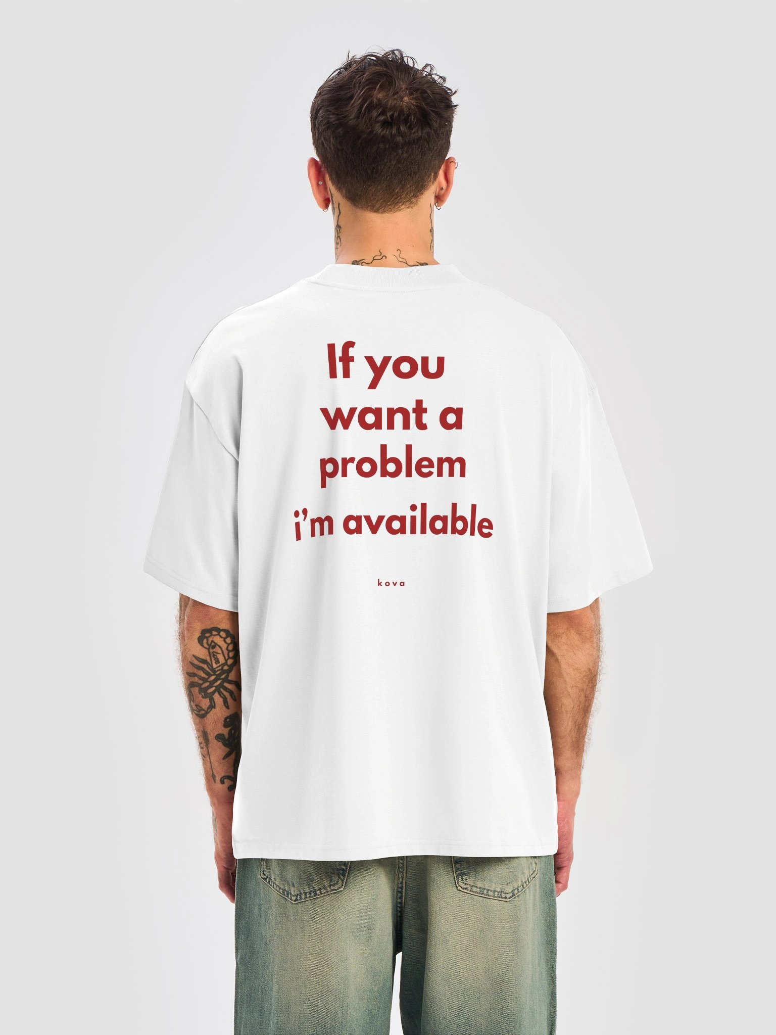 If You Want a Problem, I’m Available — Oversized Tee product image (6)