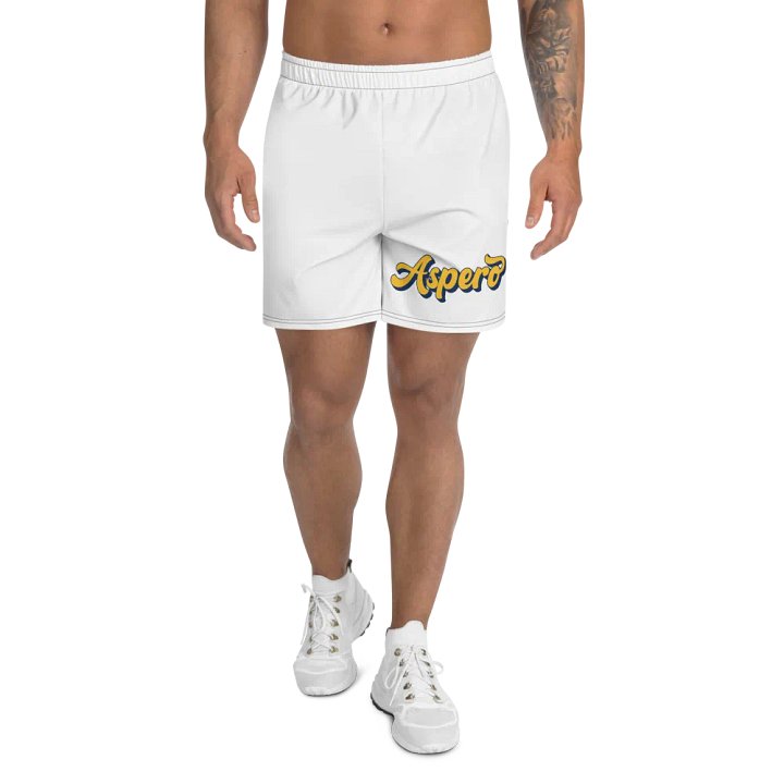 Vivid Yellow 'Aspero' Athletic Long Shorts product image (2)
