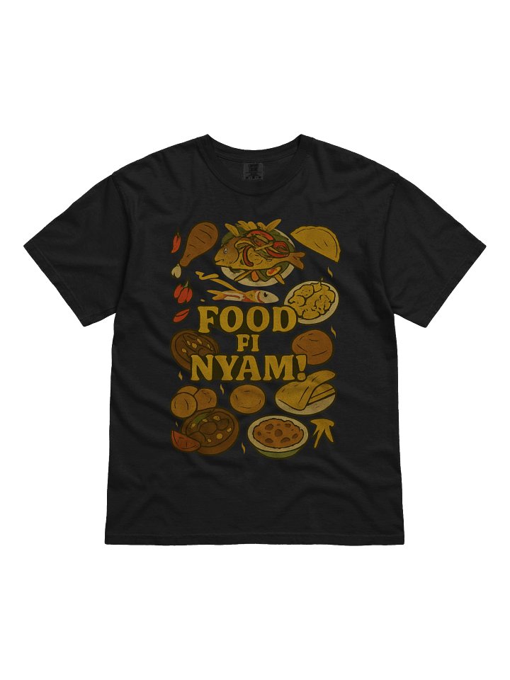 Food Fi Nyam! Illustrated T-Shirt product image (1)