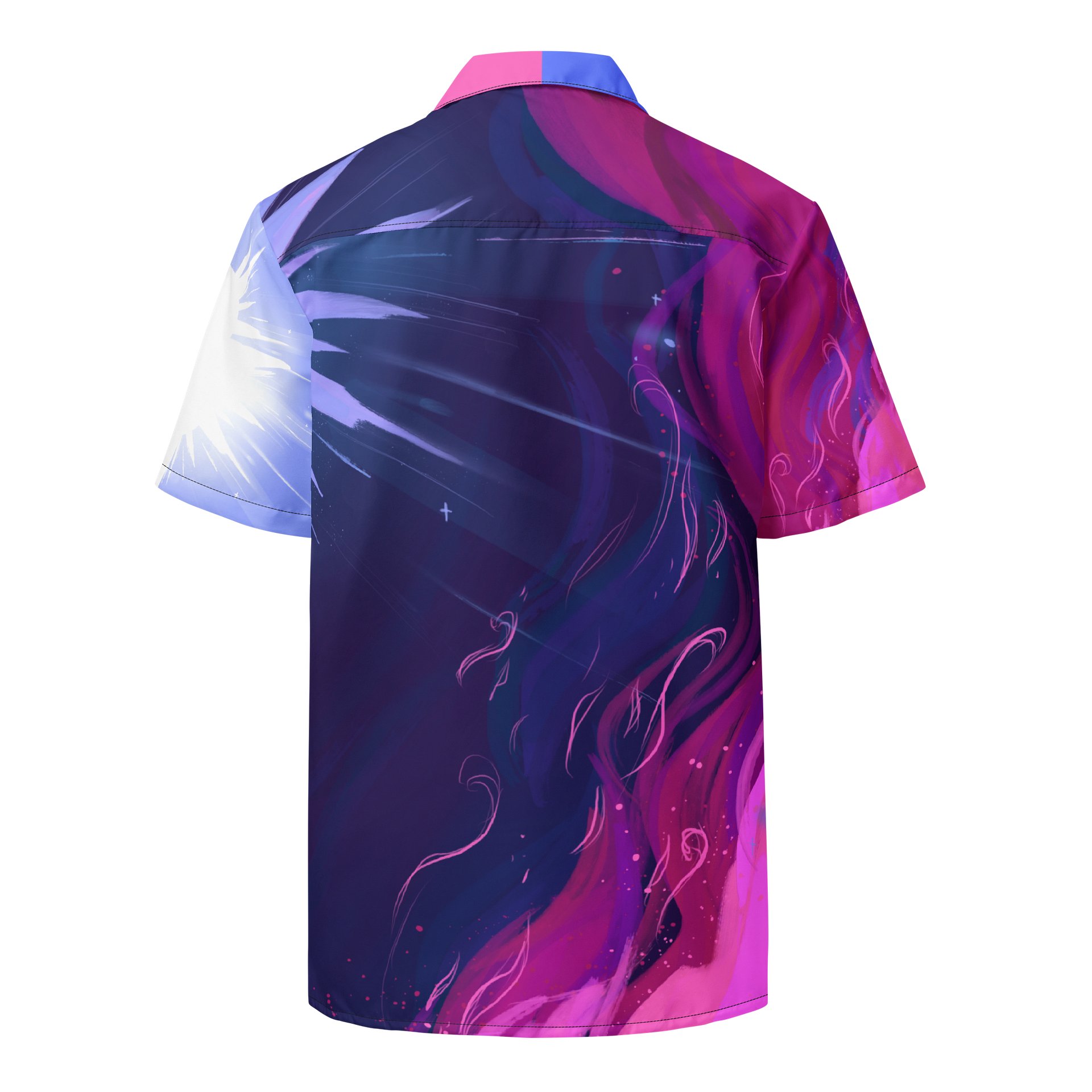 Omnisexual Subtle Pride Mothman Button Up Shirt product image (5)