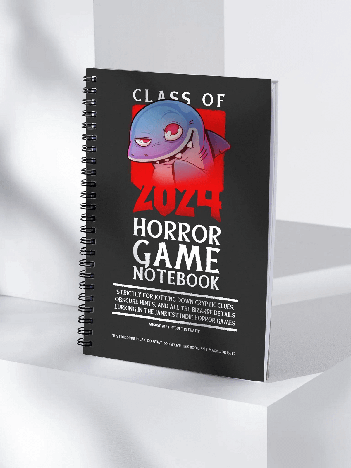 Horror Game Notebook (Class of 24 Edition) - 140 Dotted Pages ...