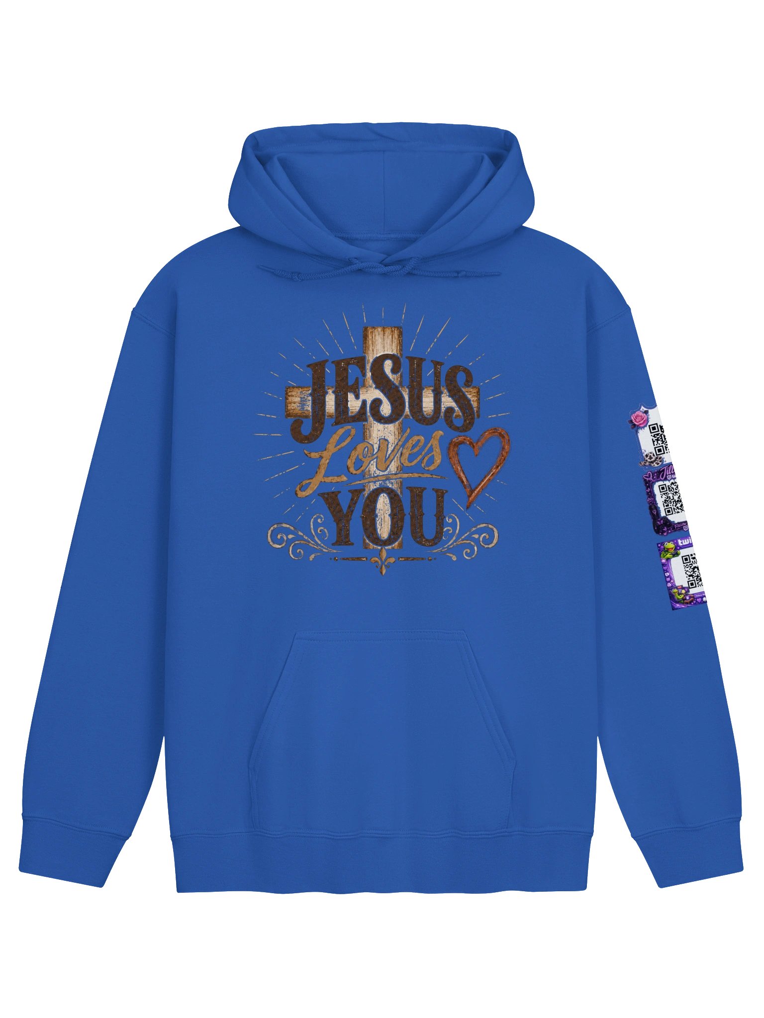 Custom Where He Leads Hoodie w/QR product image (41)