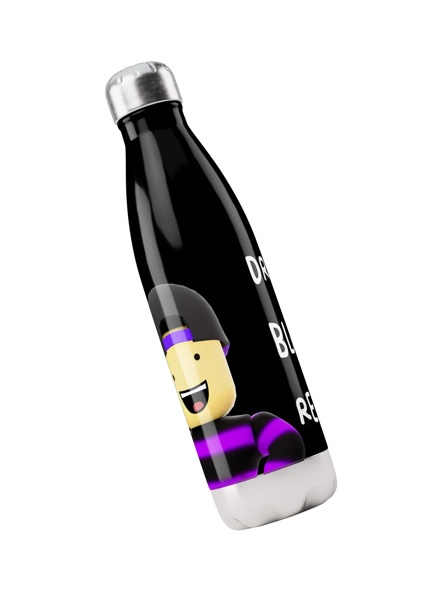 "DRINK. LAG. REPEAT." Stainless Steel Water Bottle product image (3)