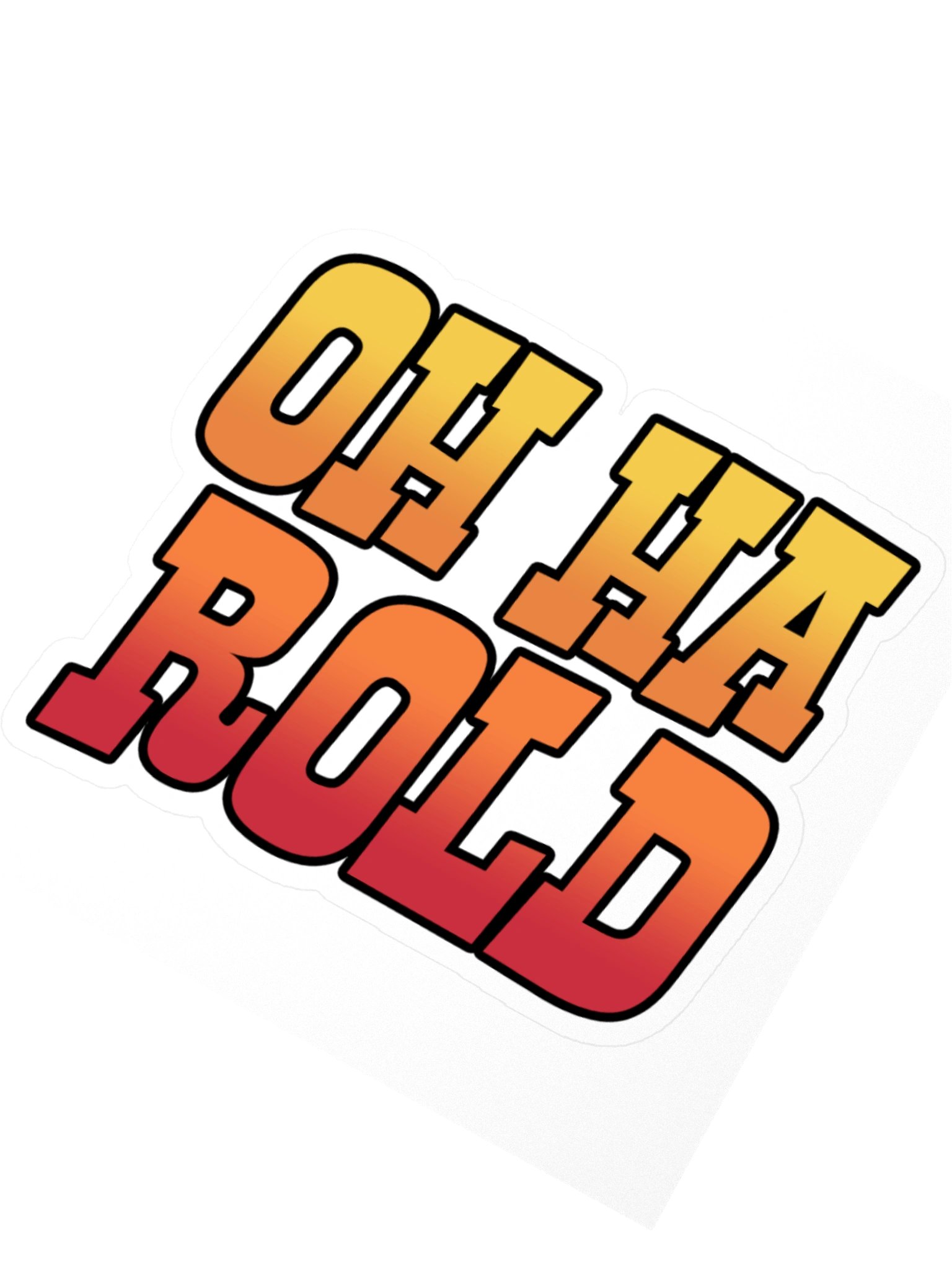OH HAROLD Kiss Cut Sticker product image (4)