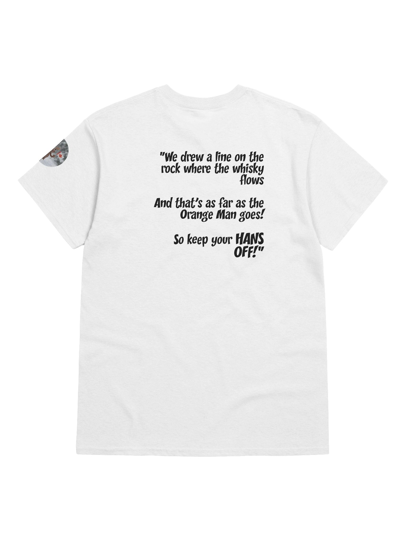 Operation: Hans Off! | Essential Character Tee (White) product image (6)