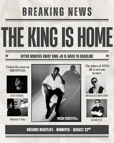 THE KING IS HOME 👑

After months away sharpening his craft, building new connections, and expanding his sound abroad in Vietn...