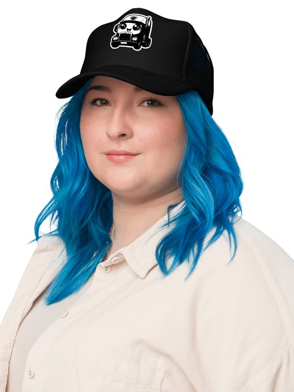Cheerful Truckin Foam Trucker Hat product image (1)