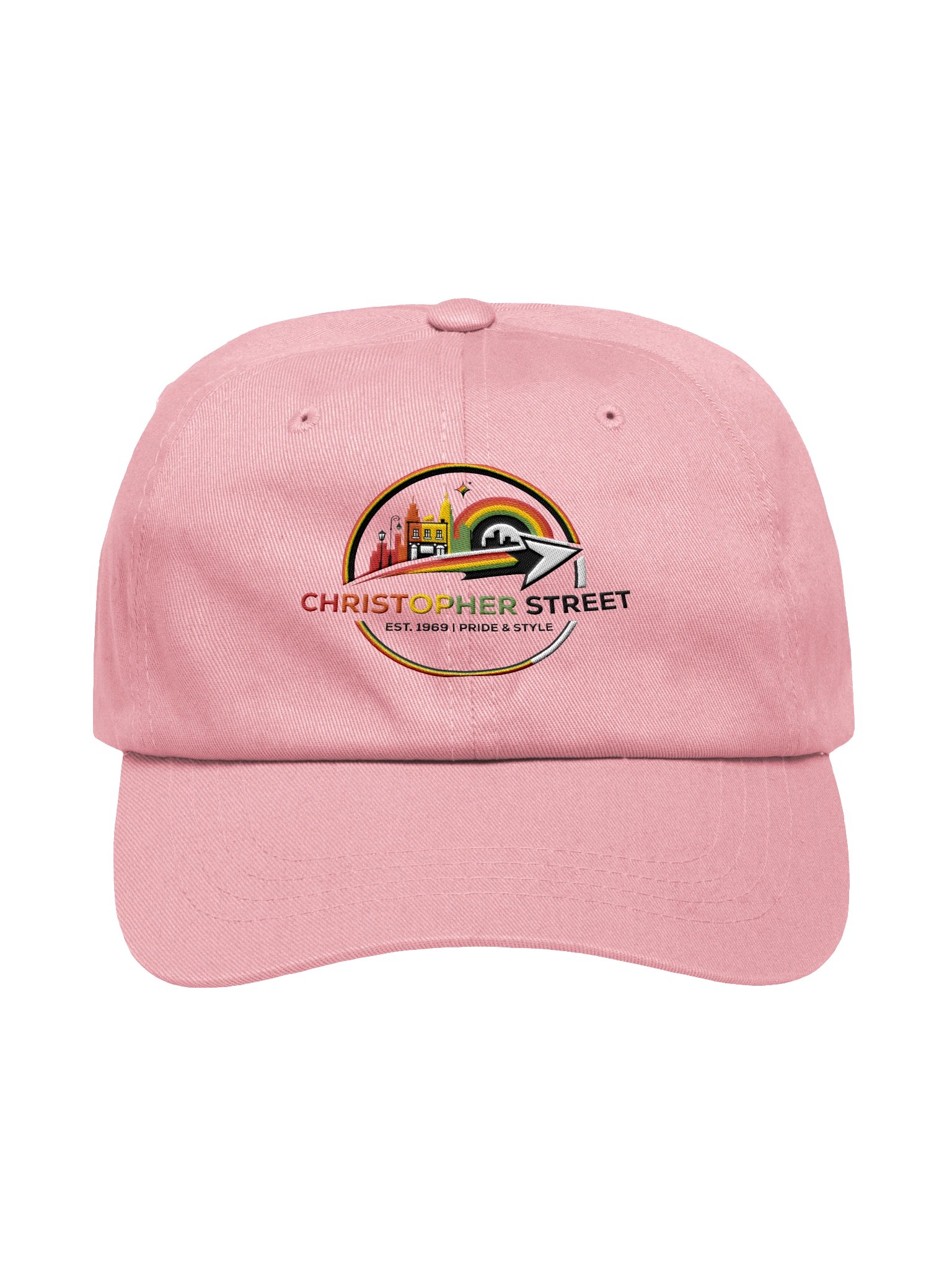 Pride Vibes Rainbow Hat - Embroidered Full Color Logo product image (2)