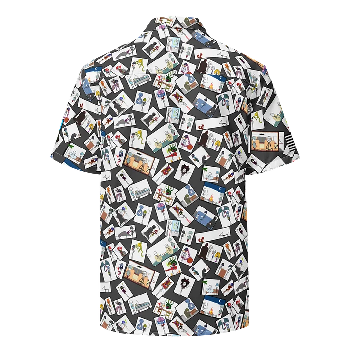 Sticks & Demons Hawaiian Shirt Grey product image (2)