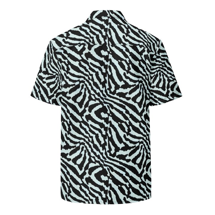 Blue Zebra Hawaiian Shirt product image (2)