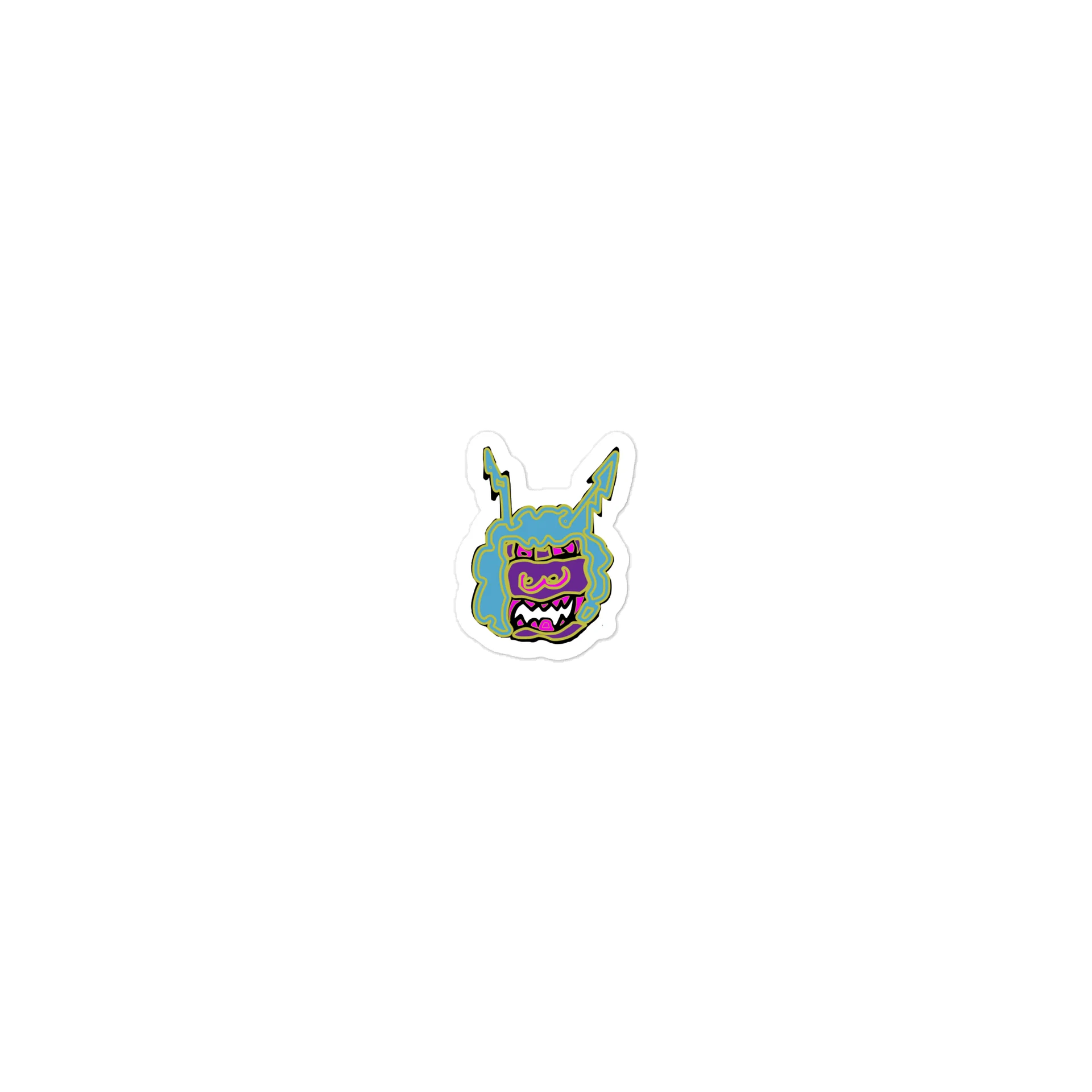 ape sheep die-cut sticker product image (1)