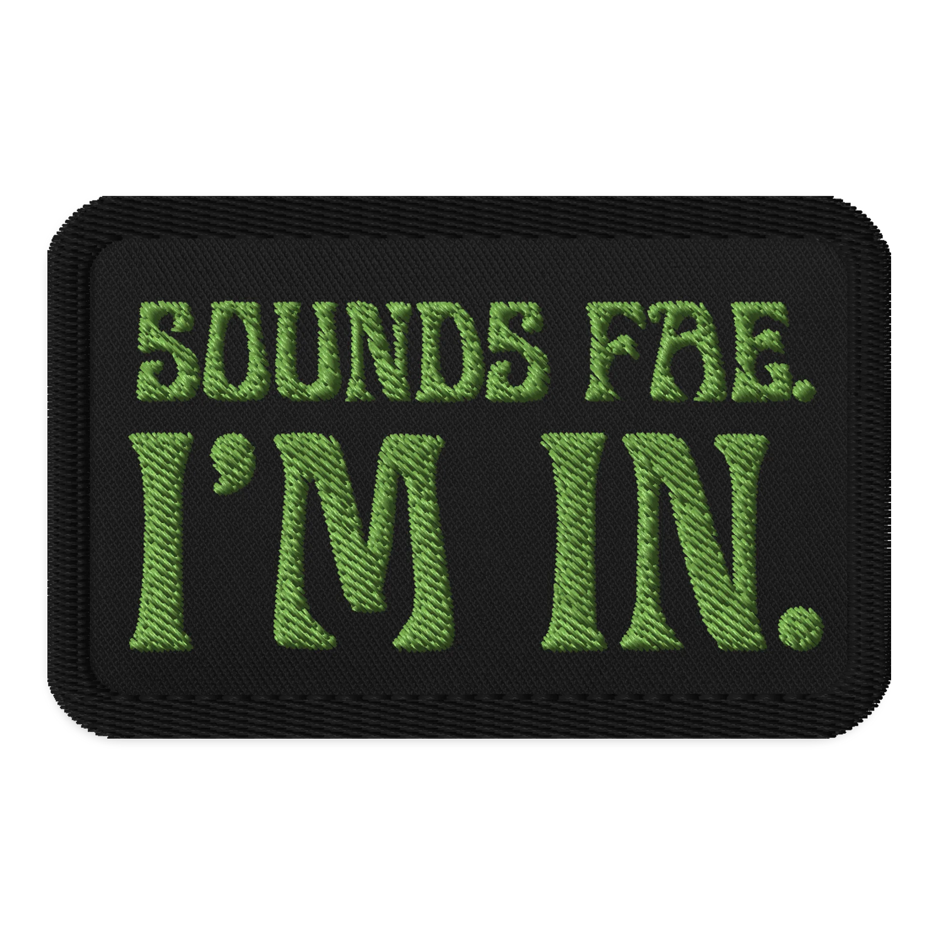 Sounds Fae Embroidered Patch product image (1)