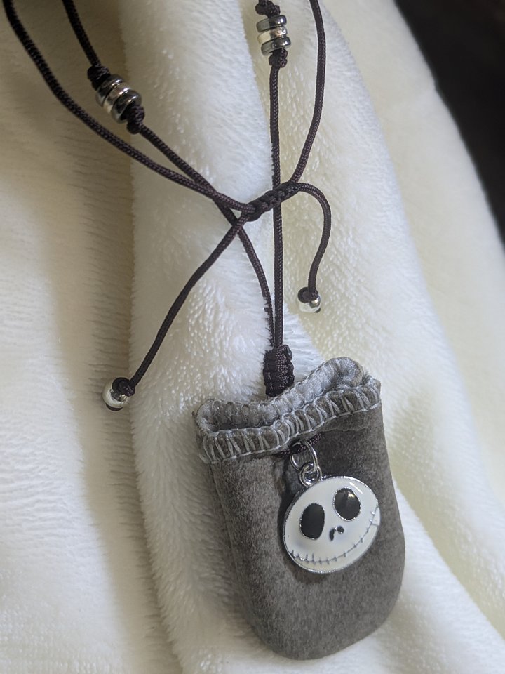 Jack Skellington Adjustable Pouch Necklace product image (2)