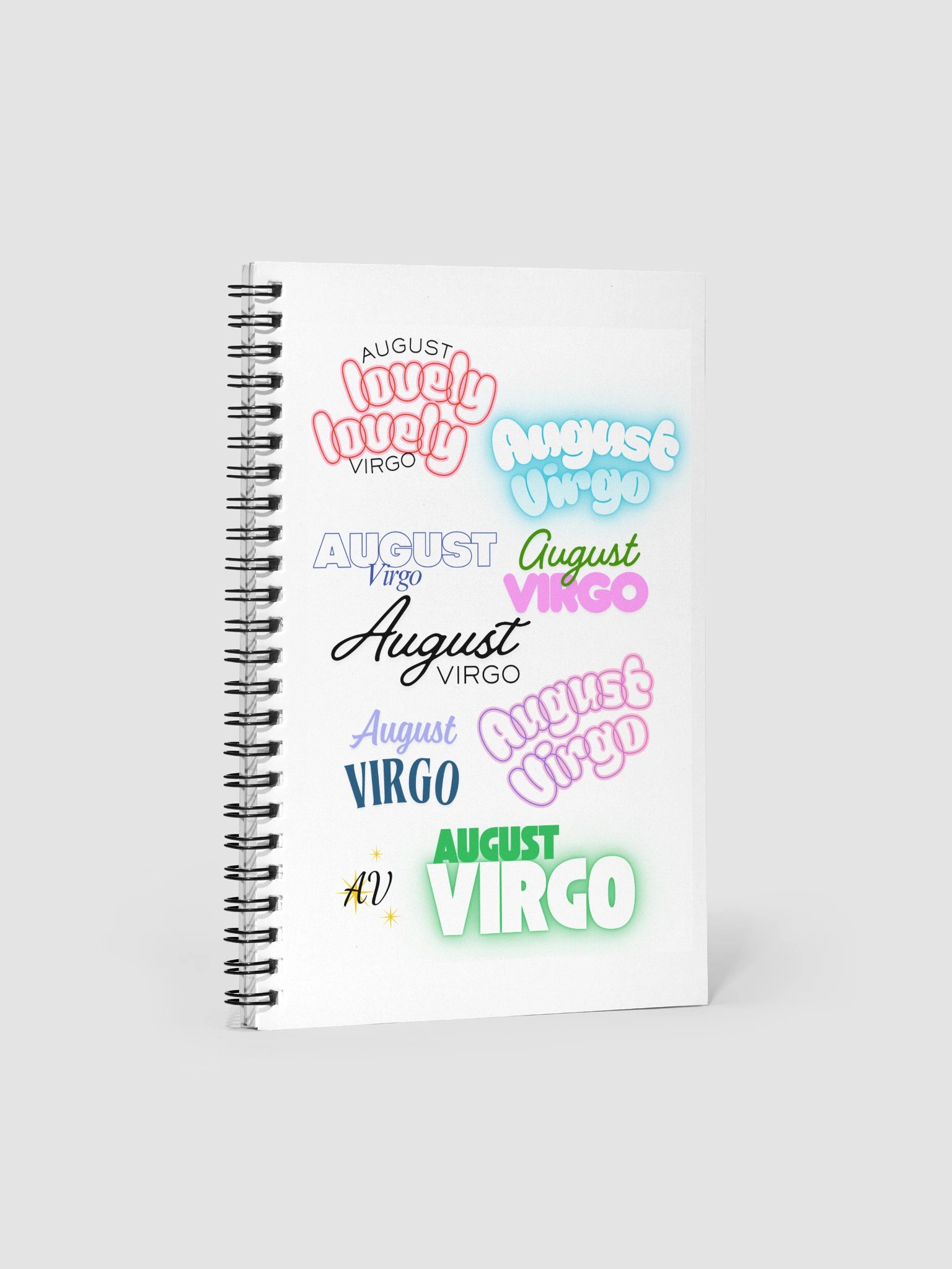 LOVELY AUGUST VIRGO Note Book product image (1)
