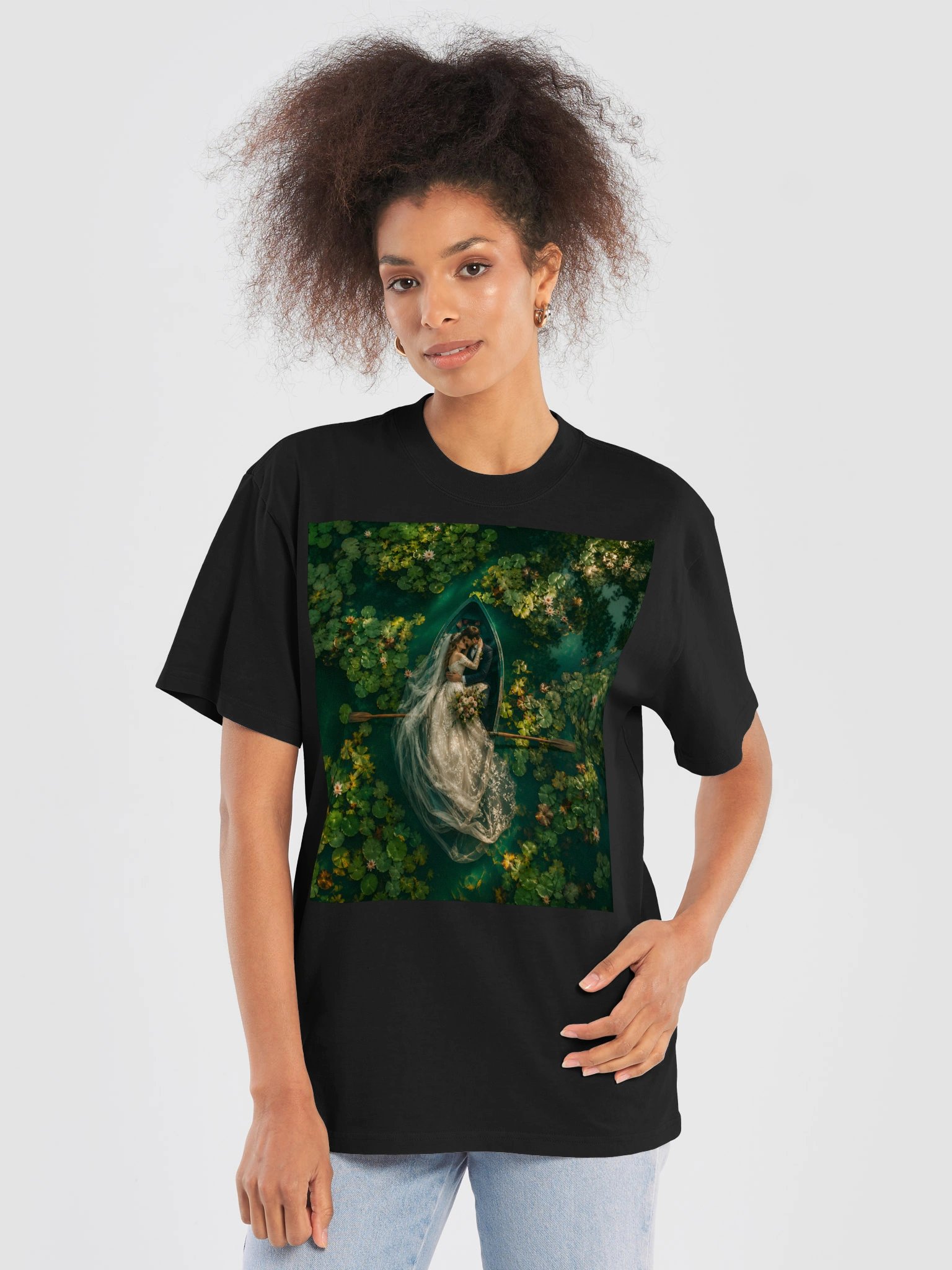 Romantasy BookTok T Shirt | Pre Raphaelite Romantic Painting | Bridal Shower Bachelorette Engagement product image (6)