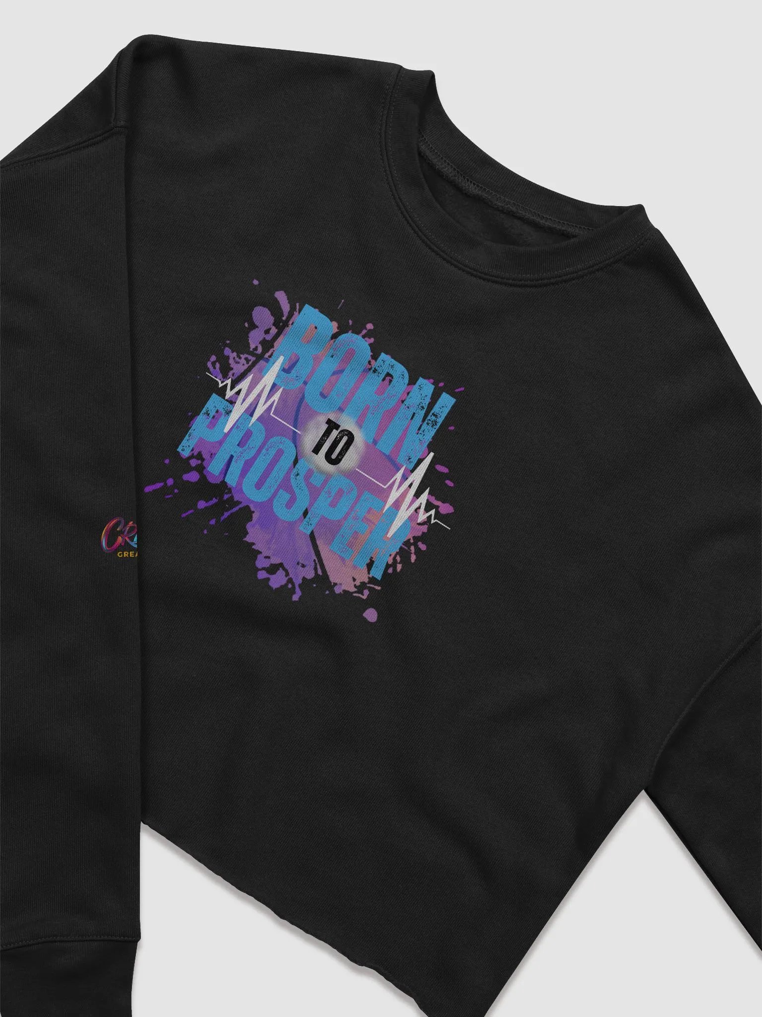 Born to Prosper Crop Sweatshirt product image (1)