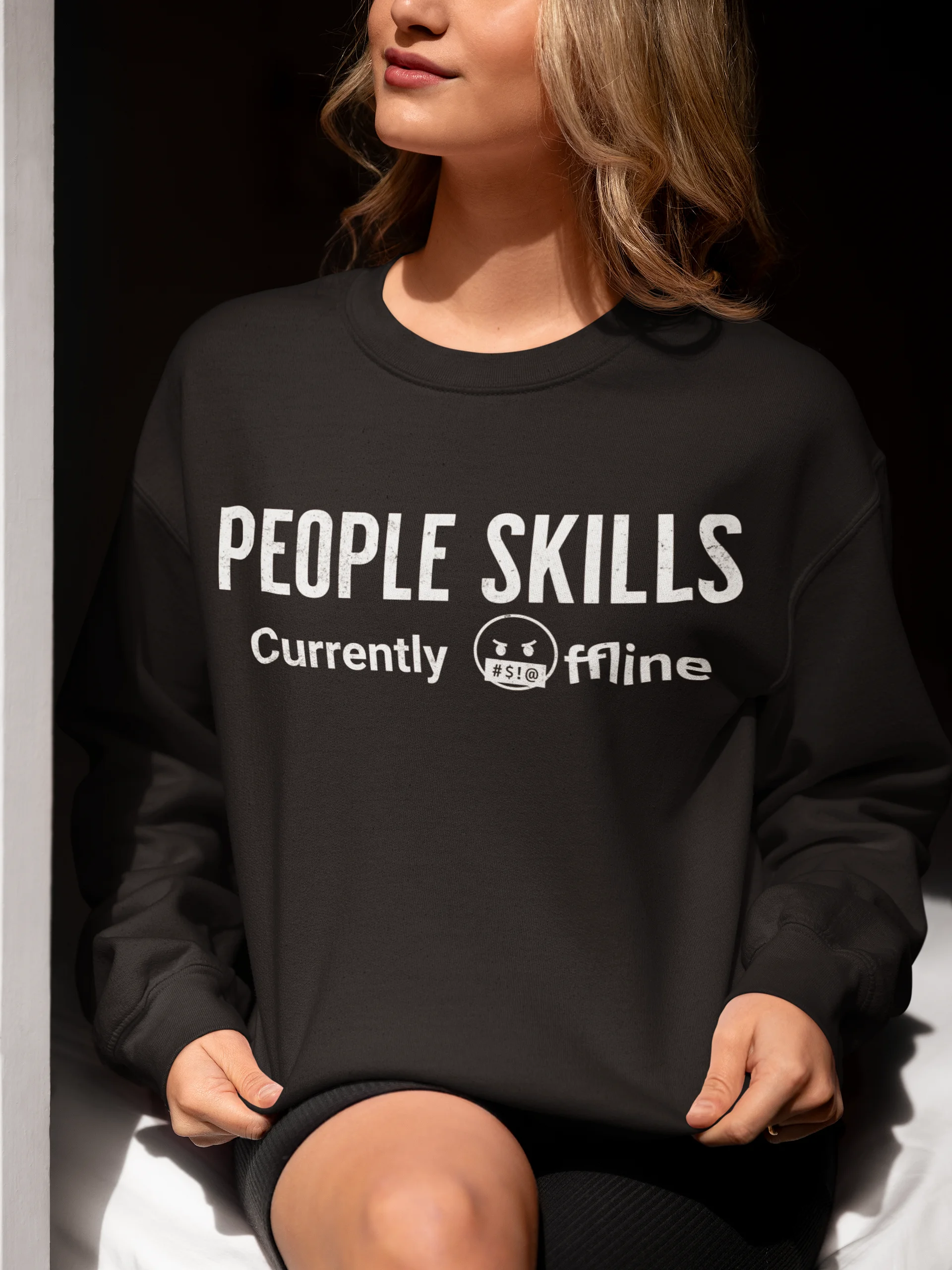 PEOPLE SKILLS CURRENTLY OFFLINE SWEATSHIRT product image (5)
