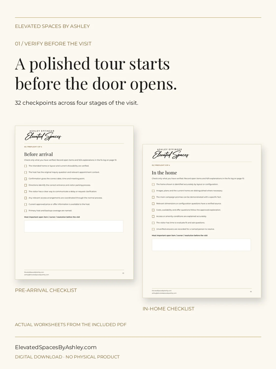 Tour Readiness Checklist product image (3)