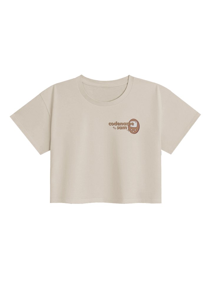 Codenamesam Logo Crop Tee (Brown) product image (3)