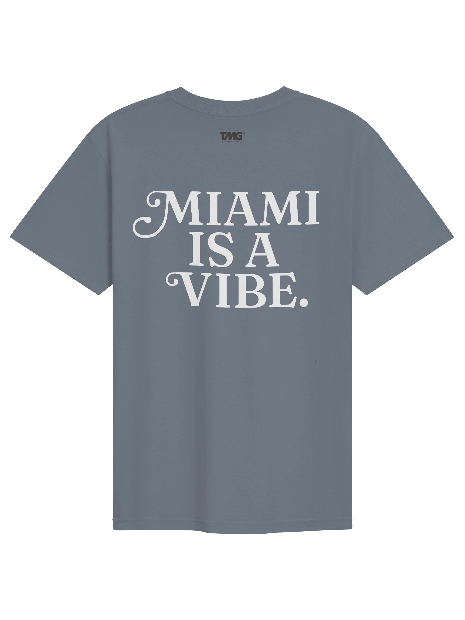 Miami Is A Vibe T-Shirt - Blue Jean/Khaki product image (2)