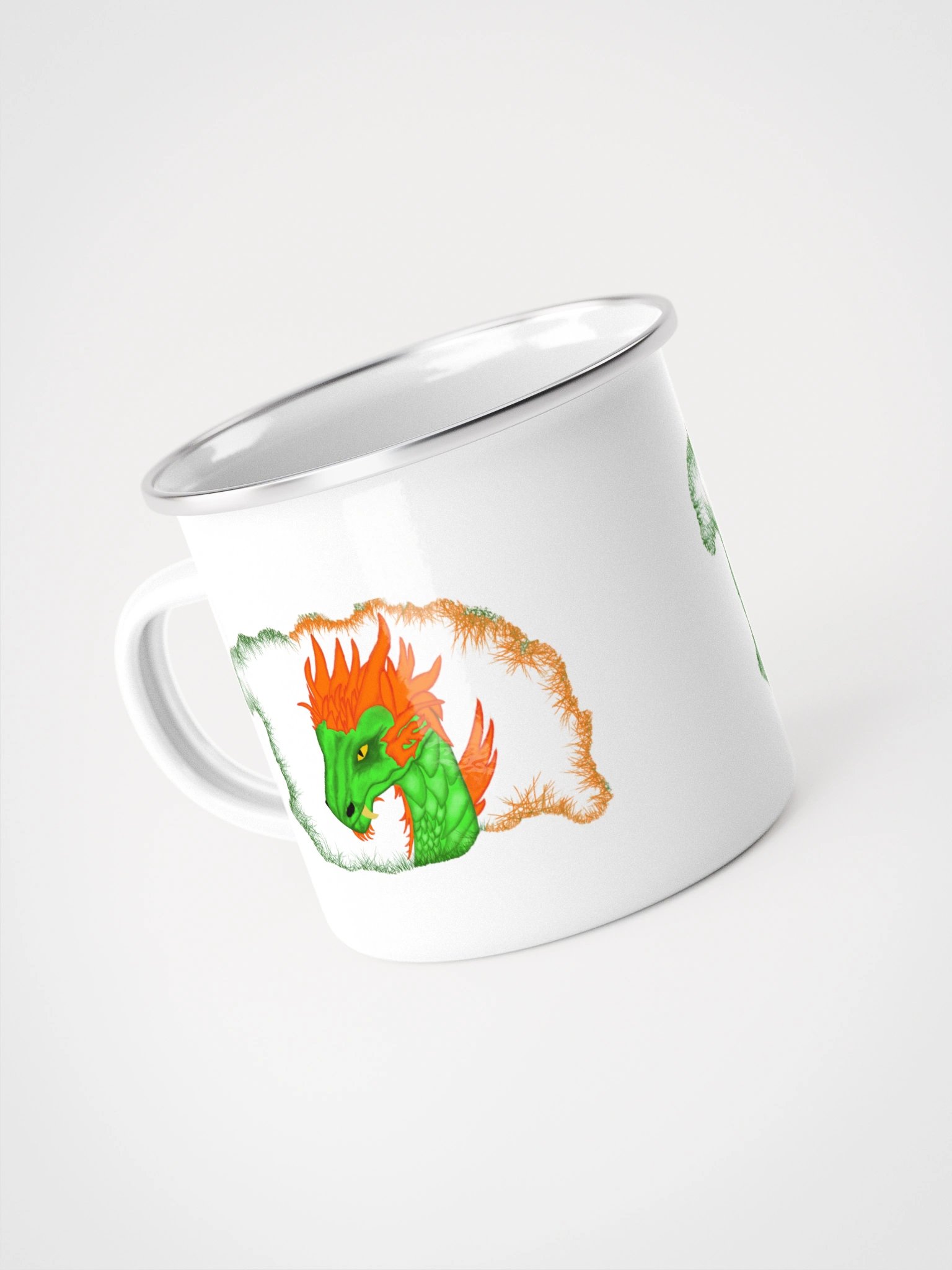 Fiery Dragon Enamel Mug product image (4)