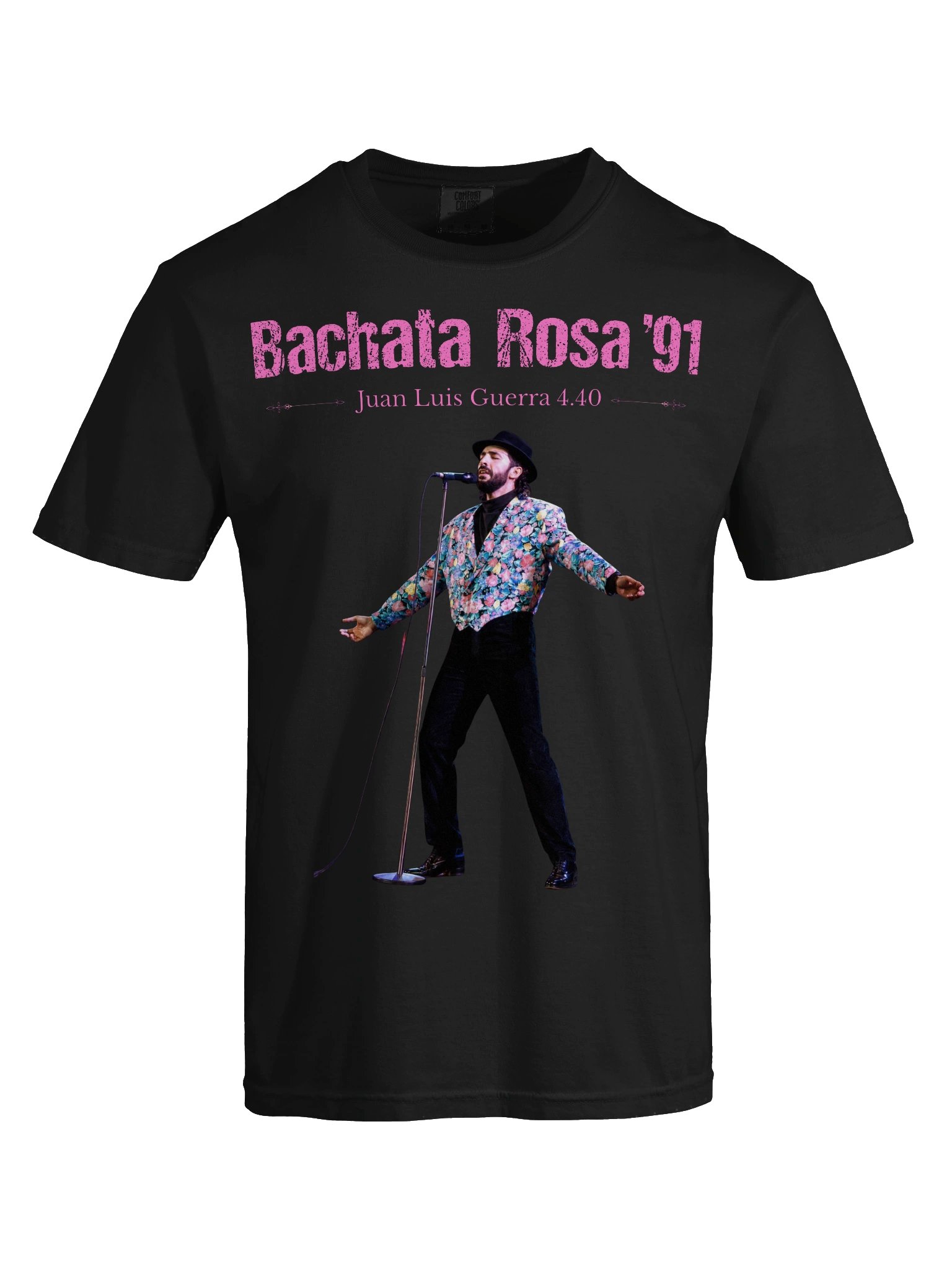 Bachata Rosa Vintage T-shirt + Digital Album (Dark) product image (5)
