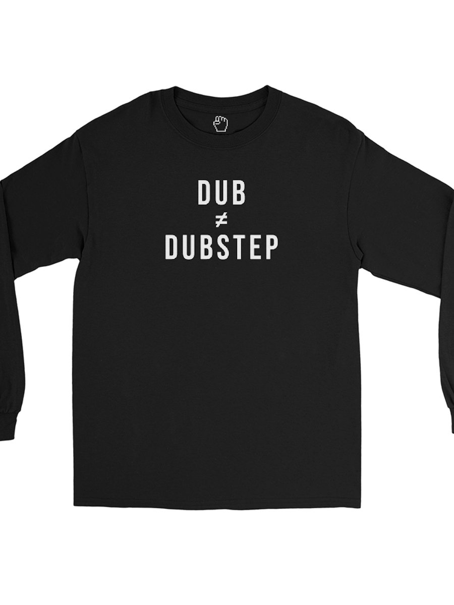 DUB≠DUBSTEP LONG TEE (BLACK) product image (2)