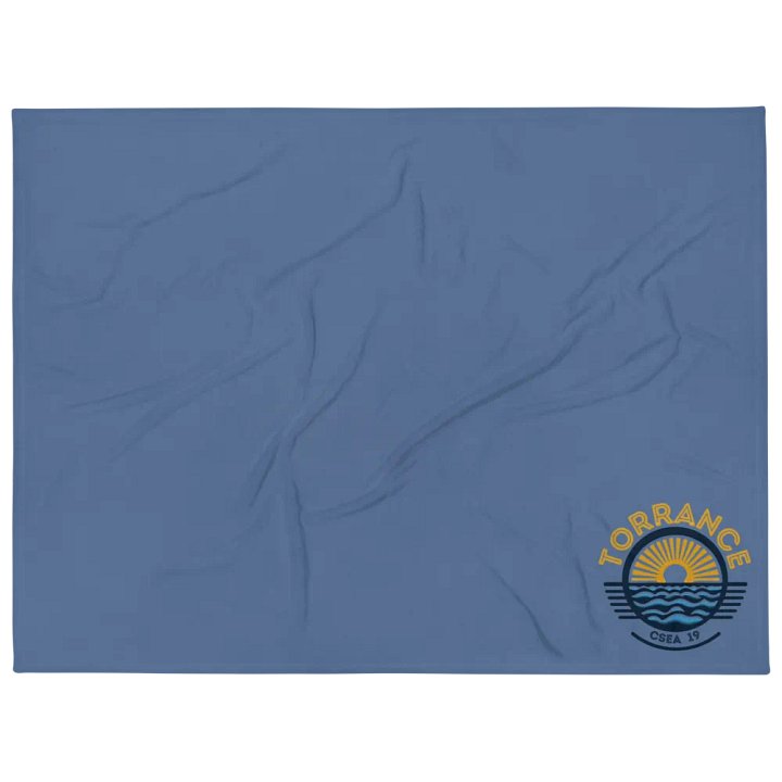 TUSD/CSEA Sun & Waves Throw Blanket product image (2)