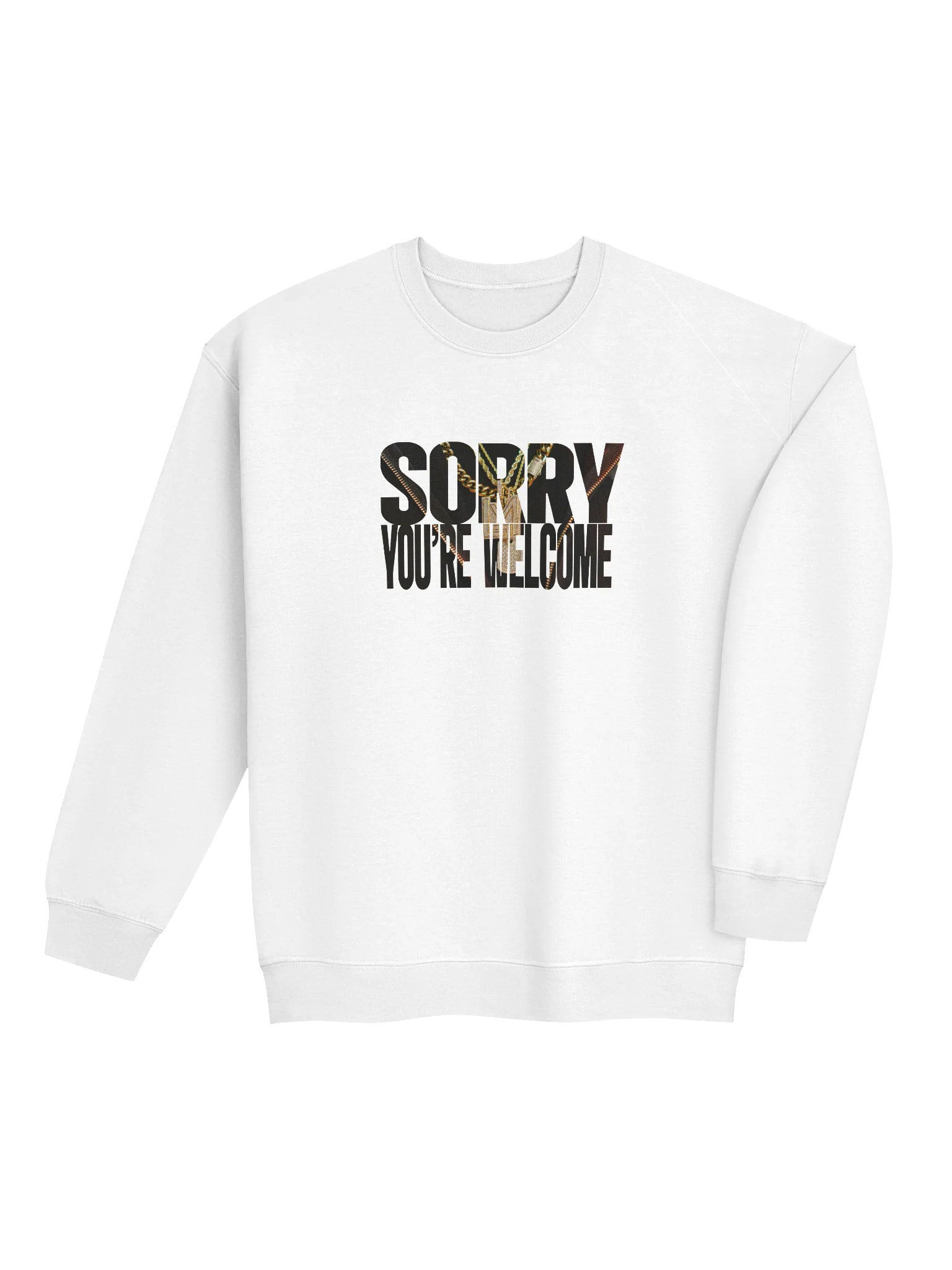Sorry, You're Welcome Sweatshirt (Logo Look) product image (8)