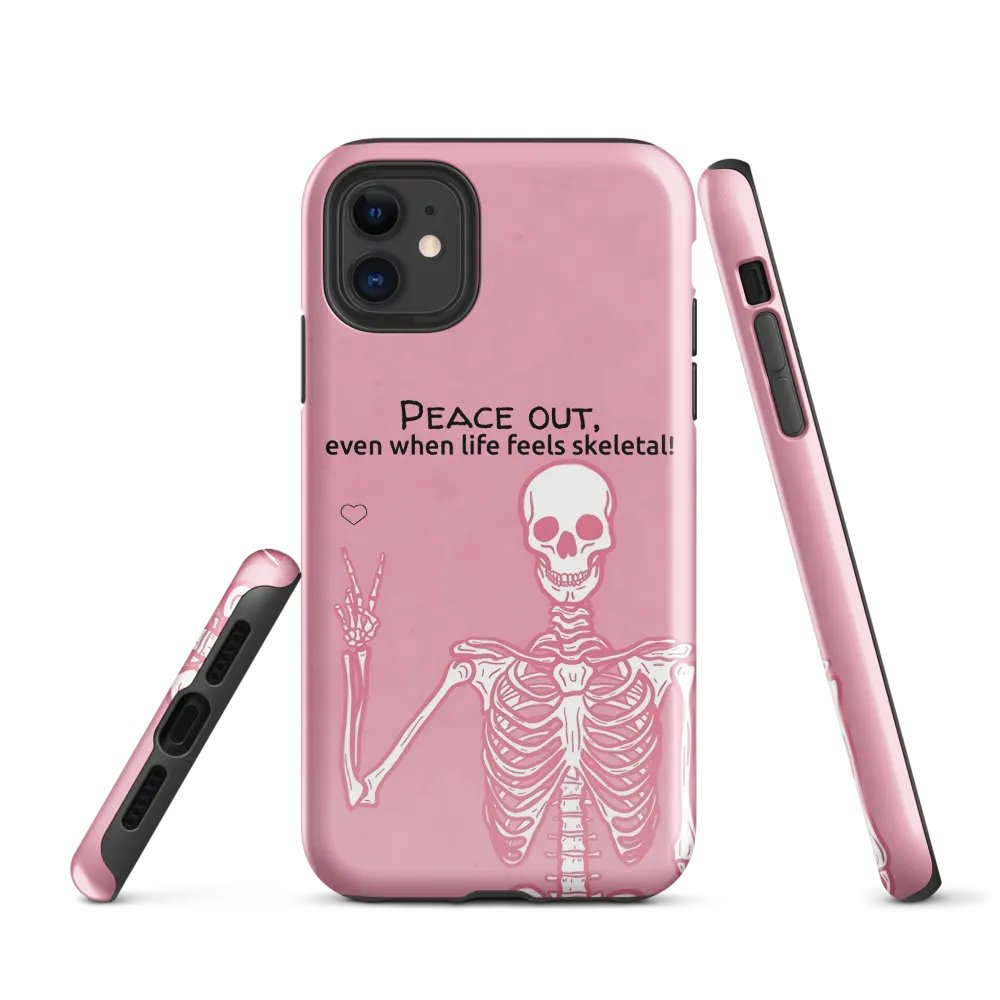 Skeletal Peace iPhone® Tough Case product image (1)