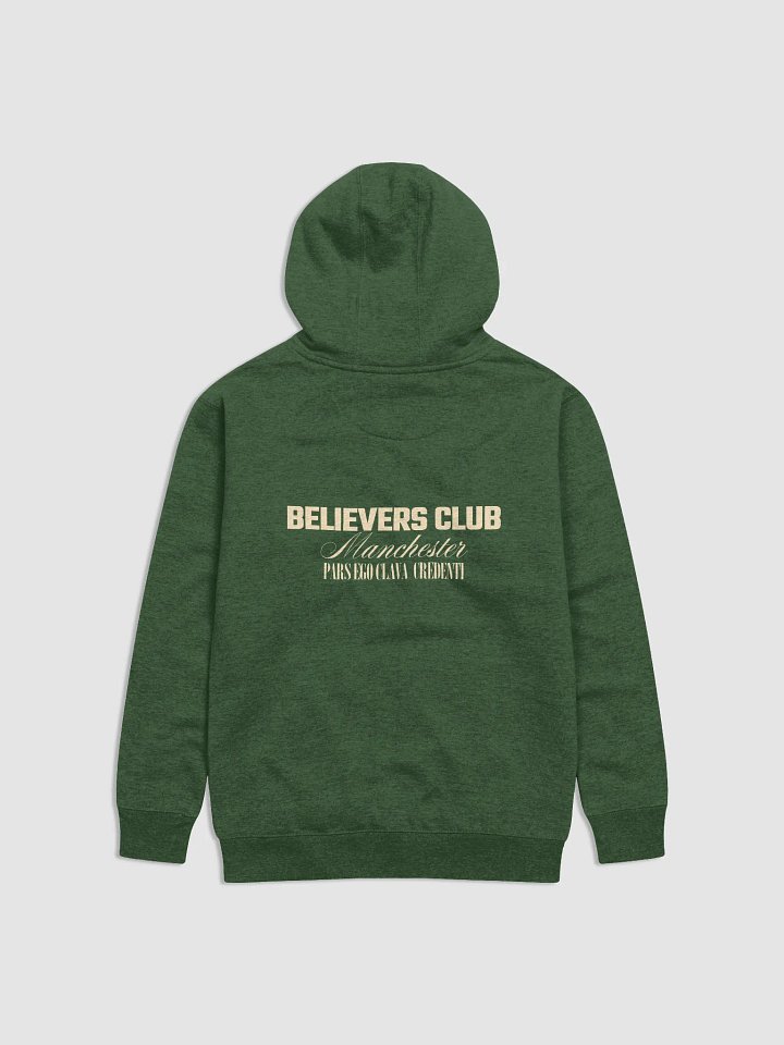 Believers Club Cotton Heritage Unisex Premium Hoodie Green product image (2)