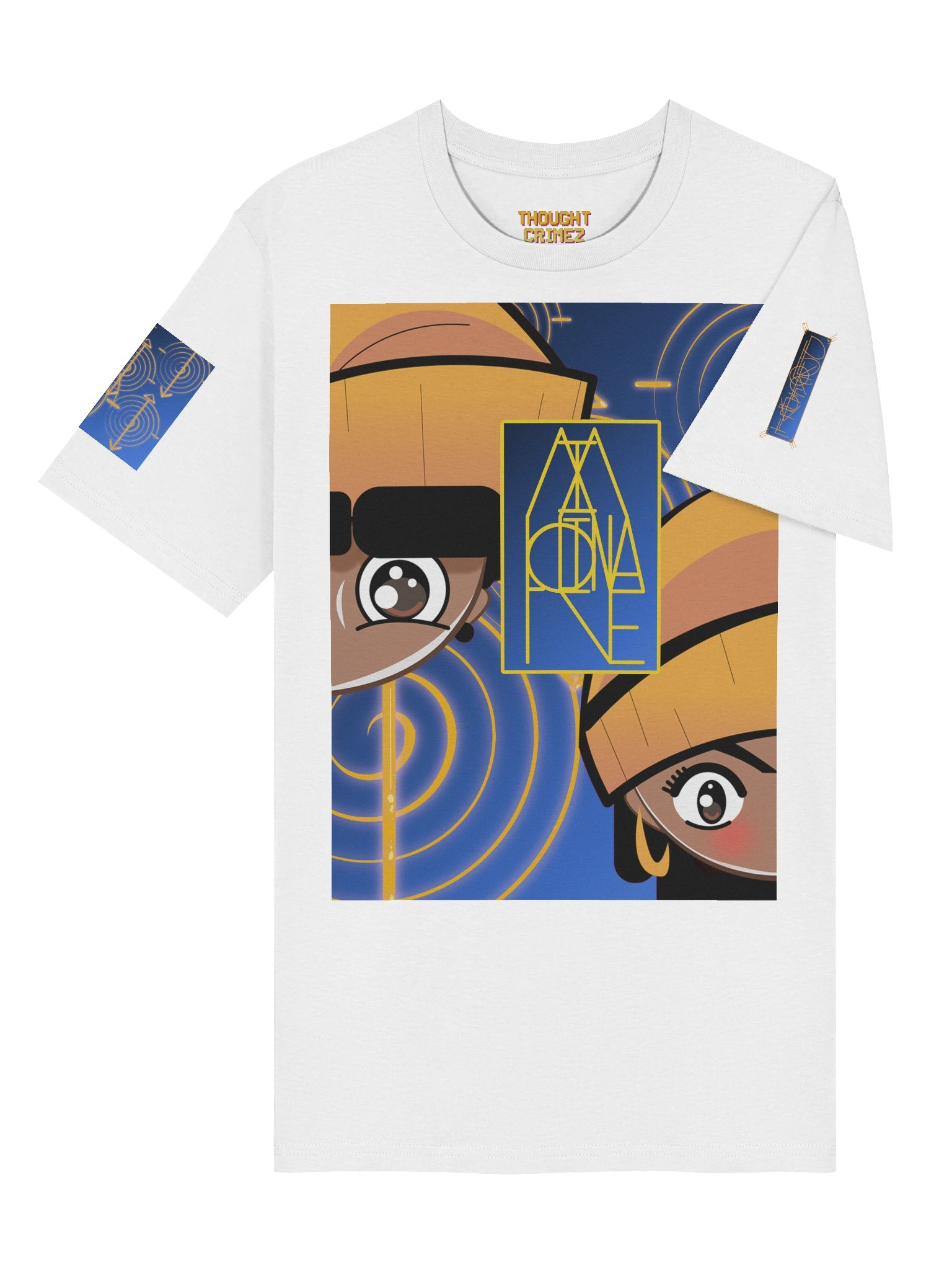 Pixelated Revolution Water Element Organic Tee product image (11)
