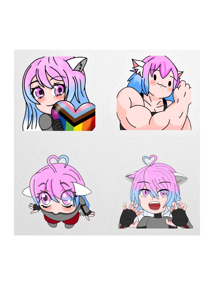 Kiss Cut Emote Series #1 Stickers product image (1)