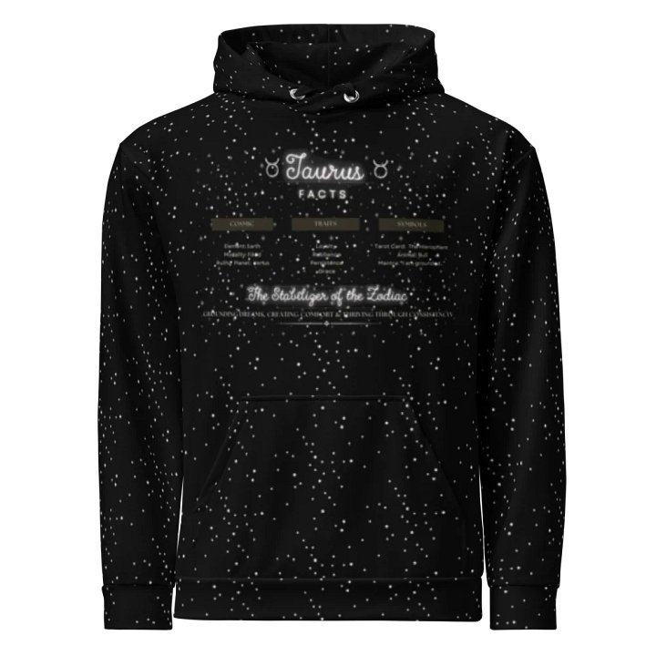 Taurus 2025, Attributes Table, Hoodie product image (1)