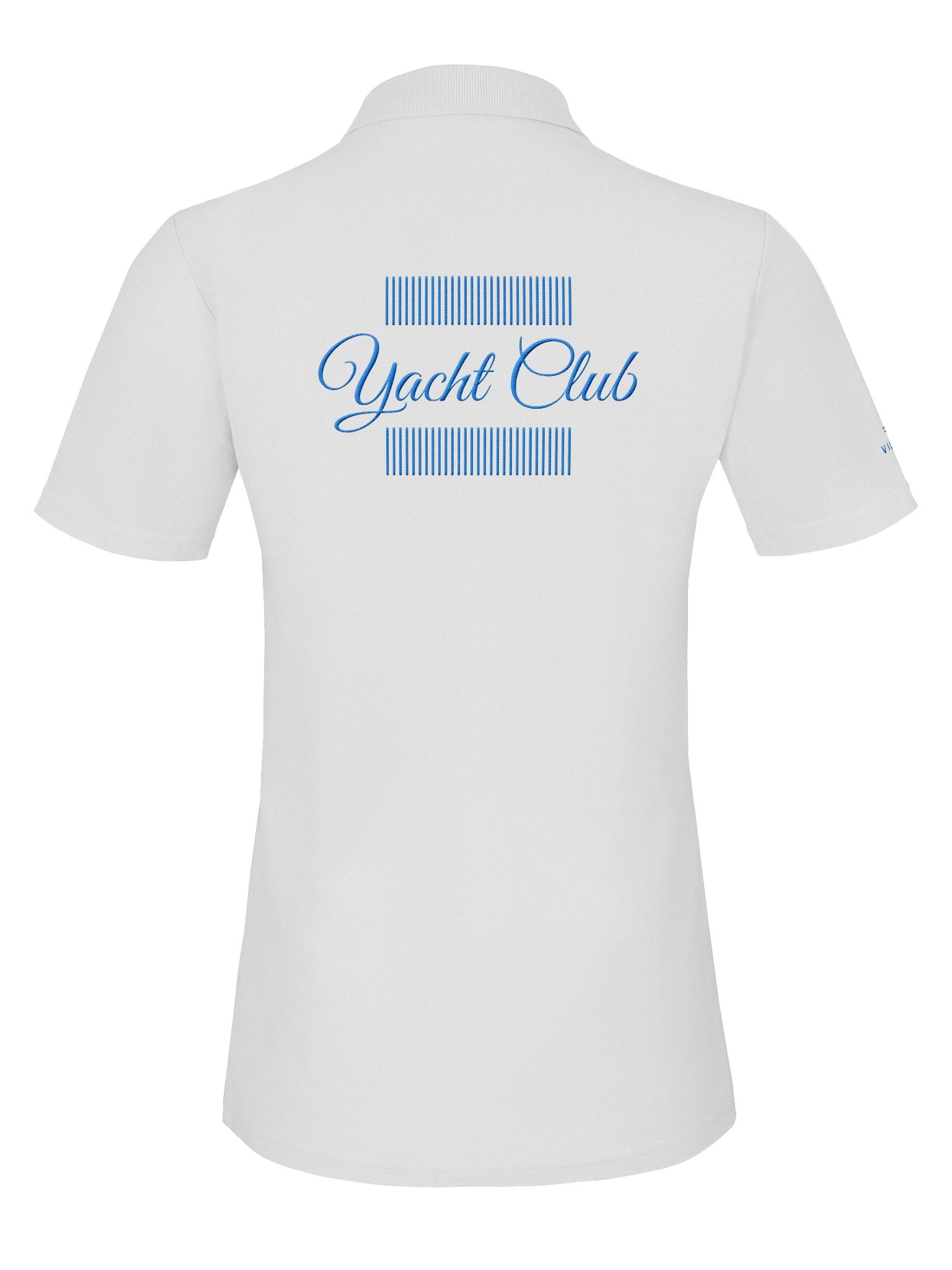 Women's Yacht Club Blue Cursive Polo product image (7)