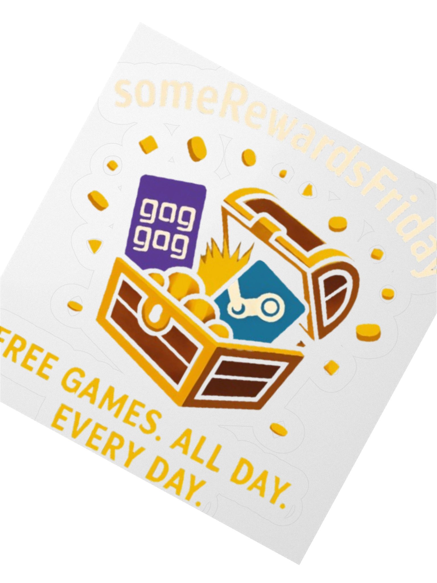 someRewardsFriday Treasure Sticker product image (2)