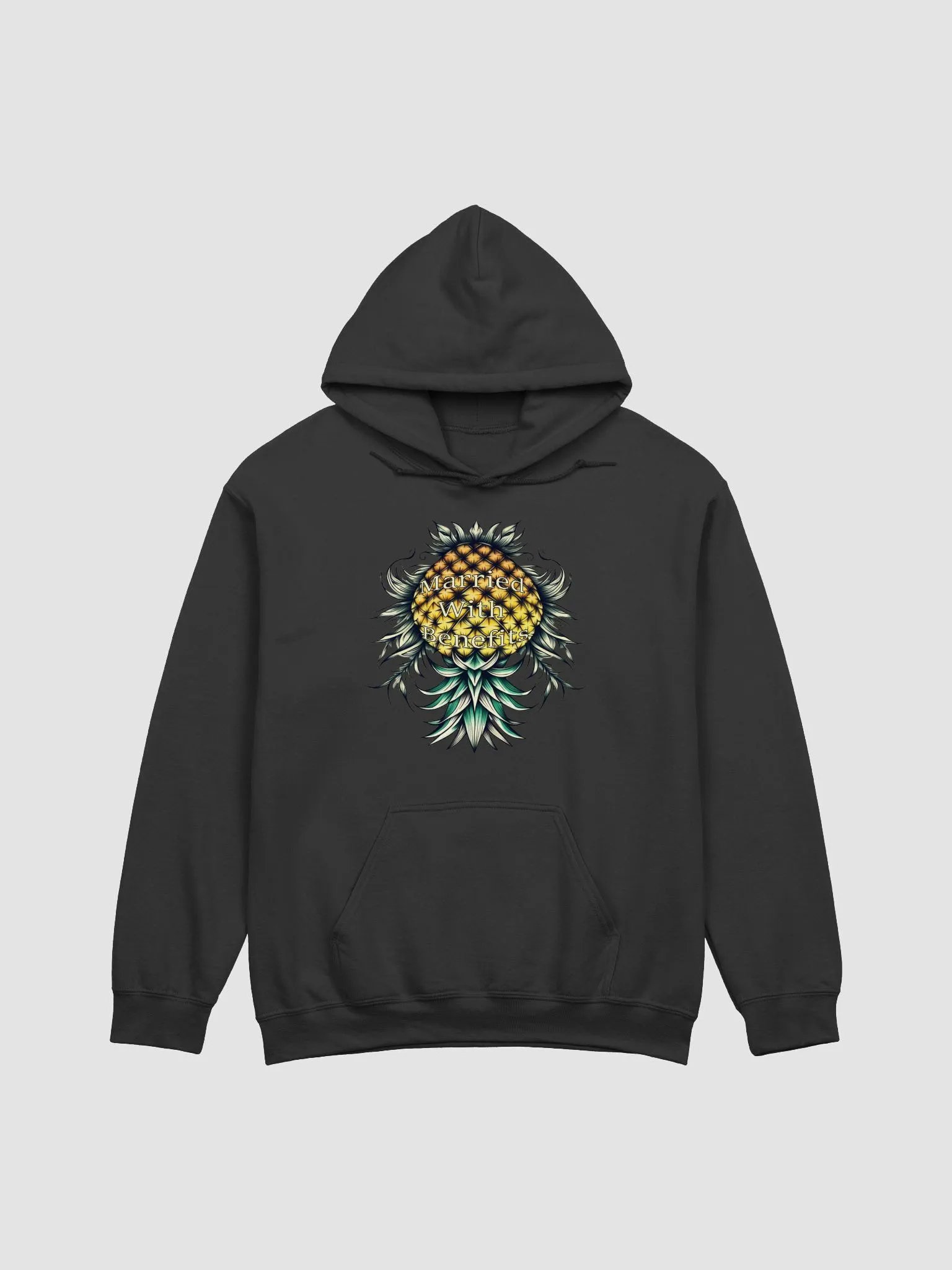 Married with benefits upside down fancy pineapple hoodie product image (6)