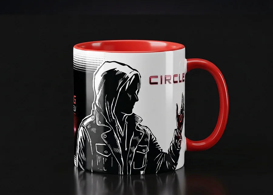 CIRCLE: "Cast Your Vote!" Red Coffee Mug product image (7)