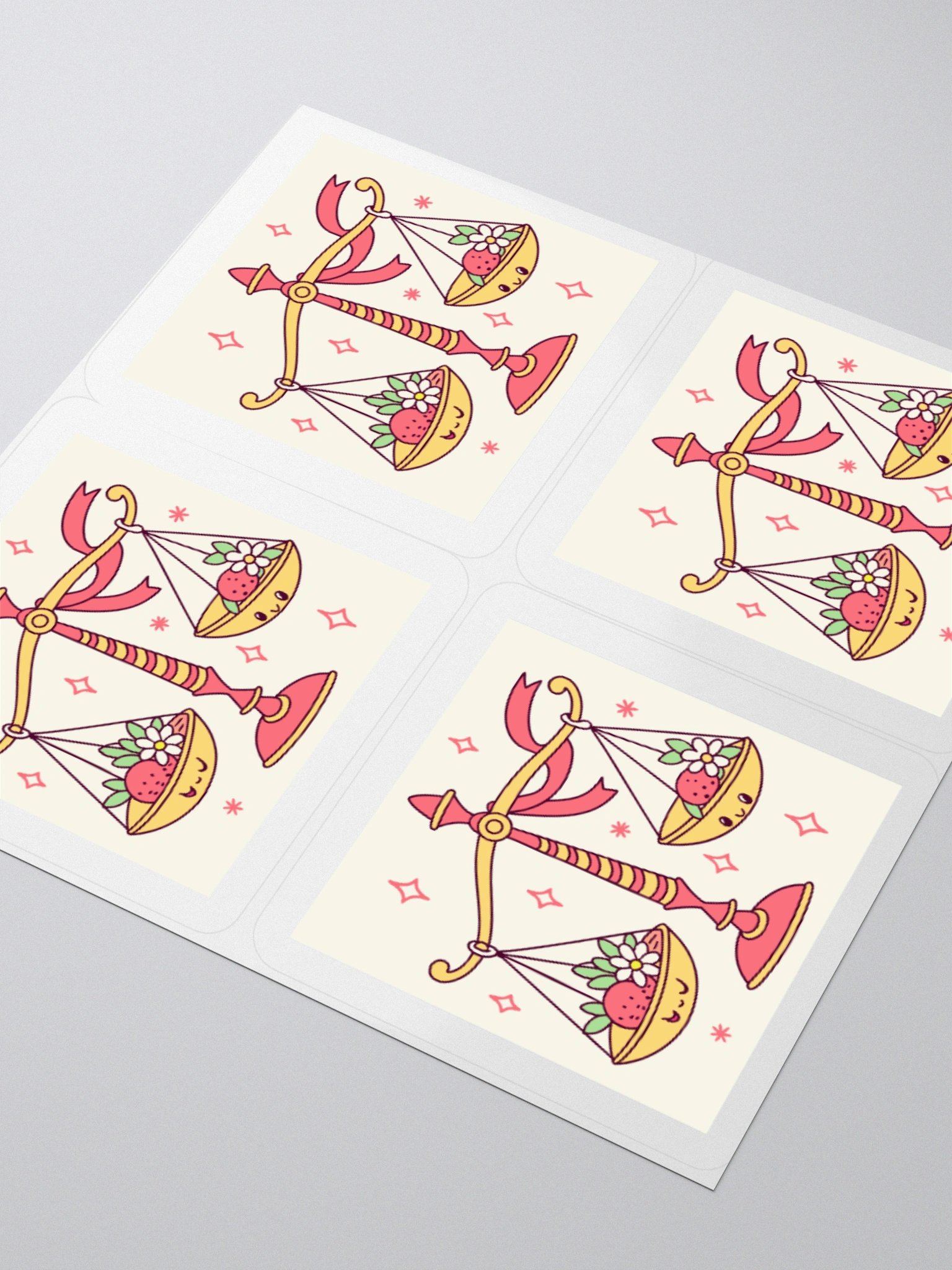 Libra Kiss Cut Stickers product image (3)