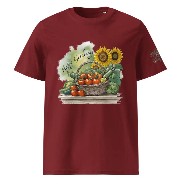 Happy Gardening - Organic Cotton T-Shirt product image (1)