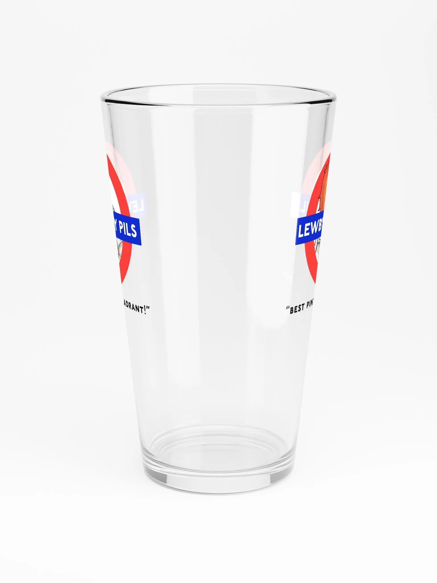 Lewb's Nutty Pils - Pint Glass product image (5)
