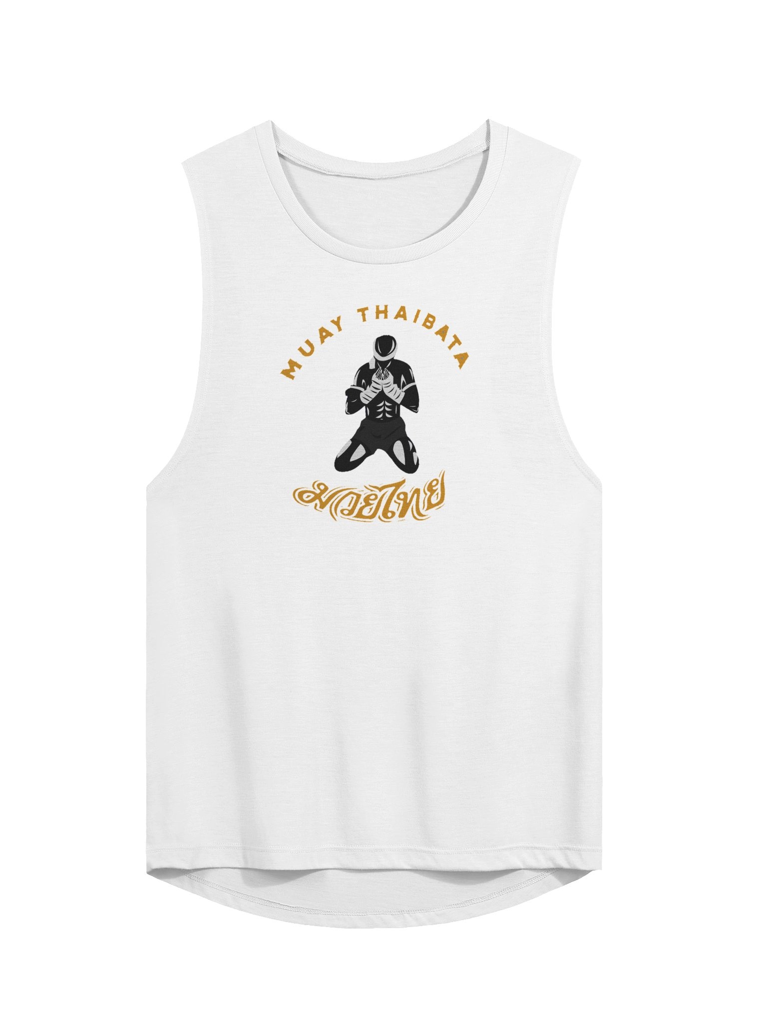 Muay Thaibata ladies' tank, white product image (1)