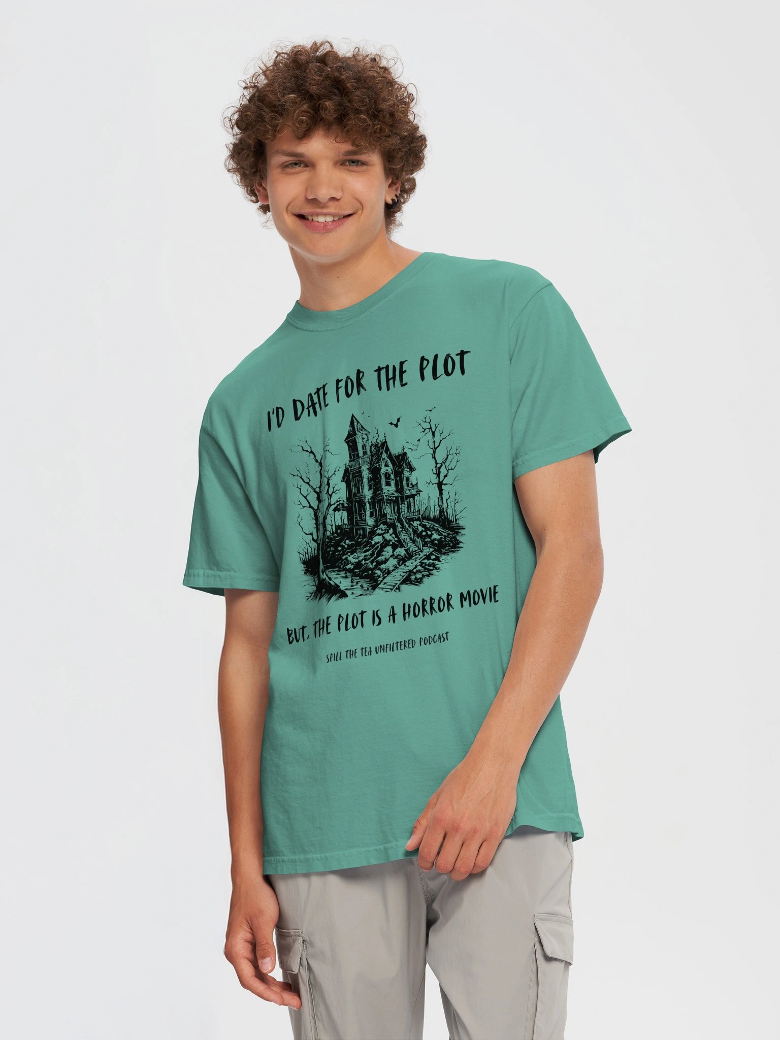 I’d Date for the Plot Horror Movie Tee product image (113)