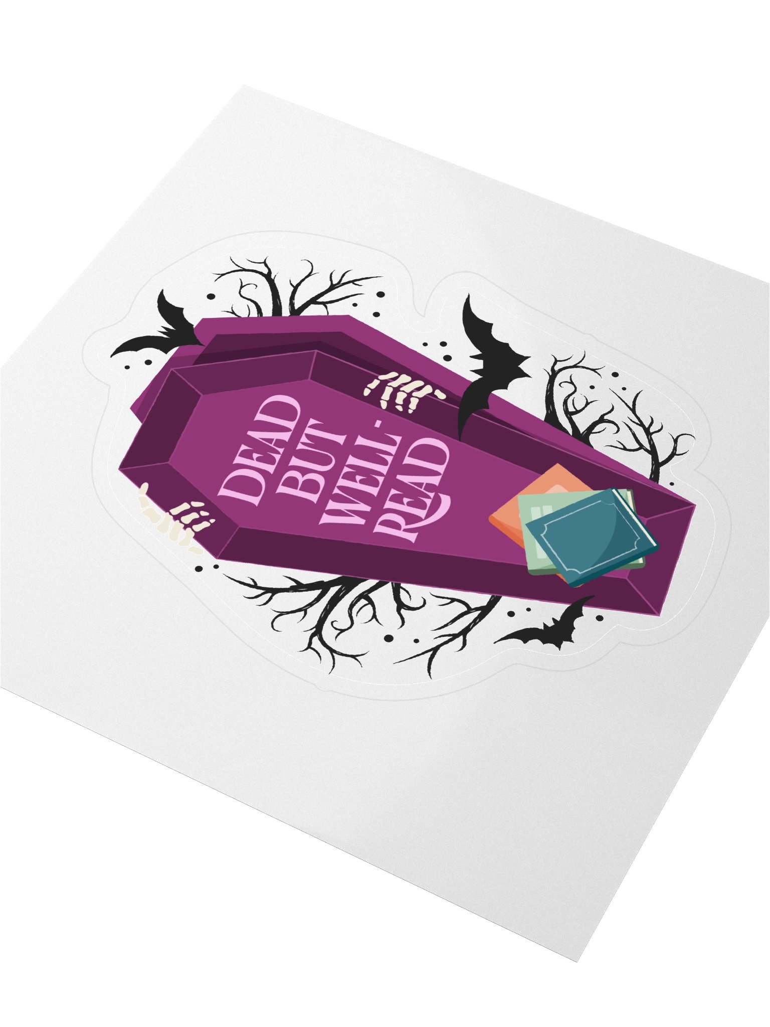 Dead But Well-Read Stickers product image (3)