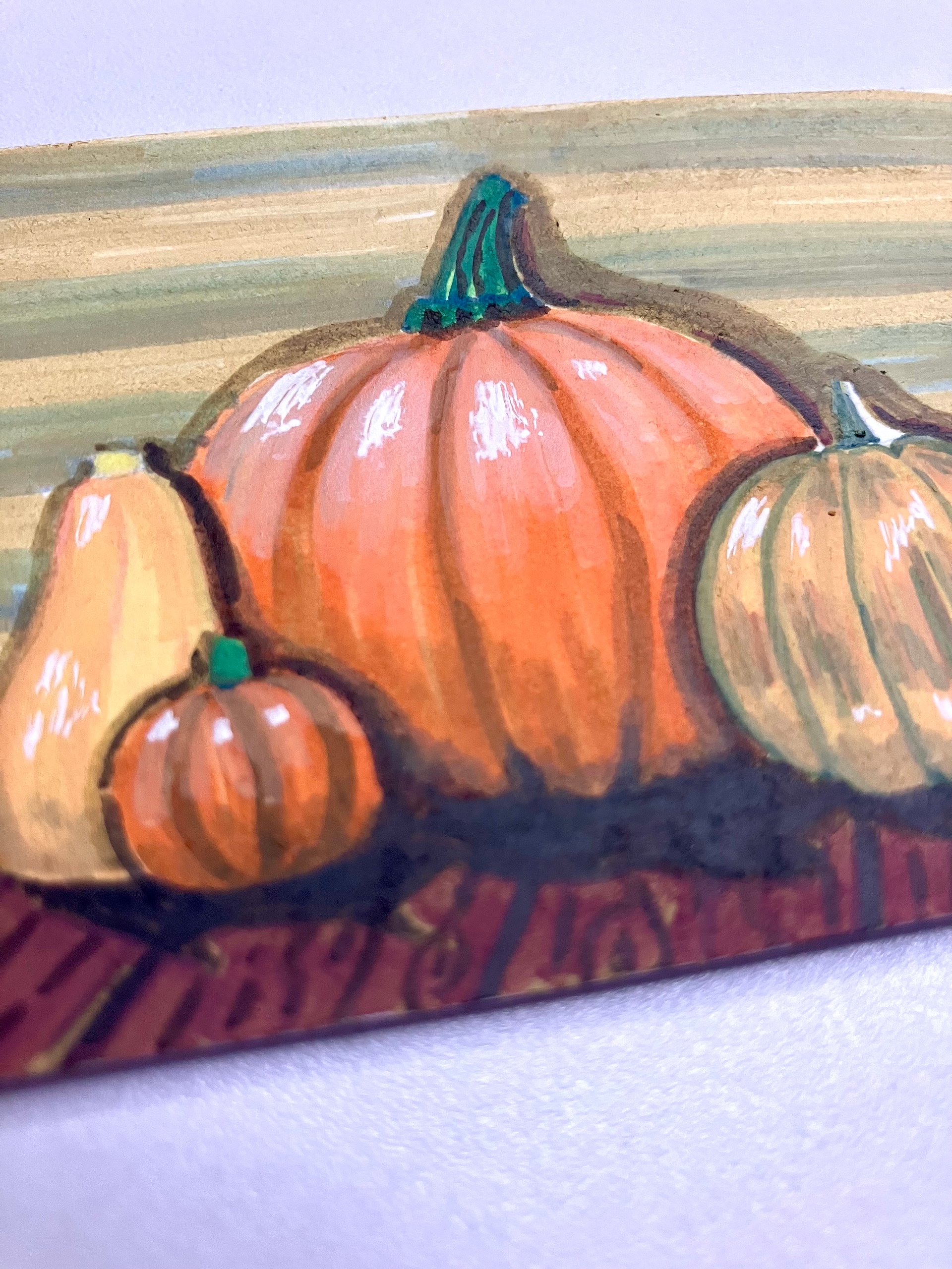 Fall Pumpkins ACEO Marker Original Art product image (3)