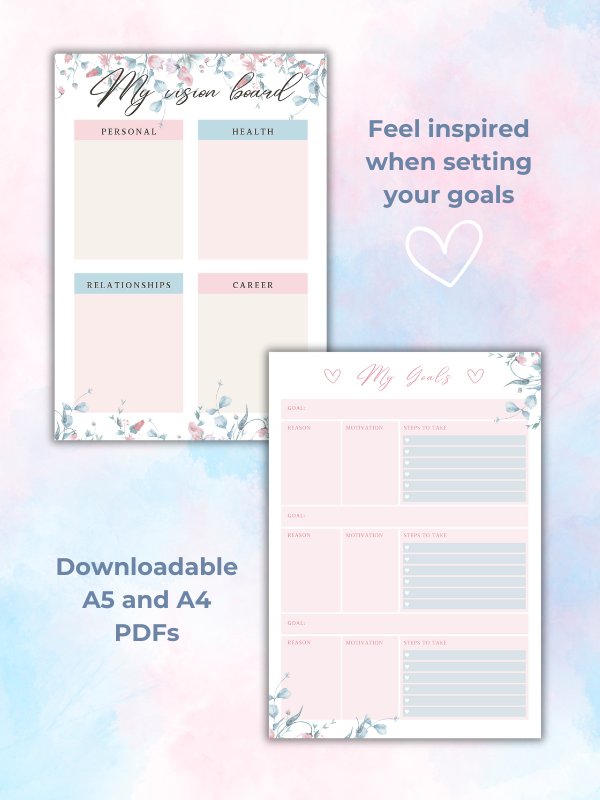 Vision Board & Goal Planning PDF product image (1)